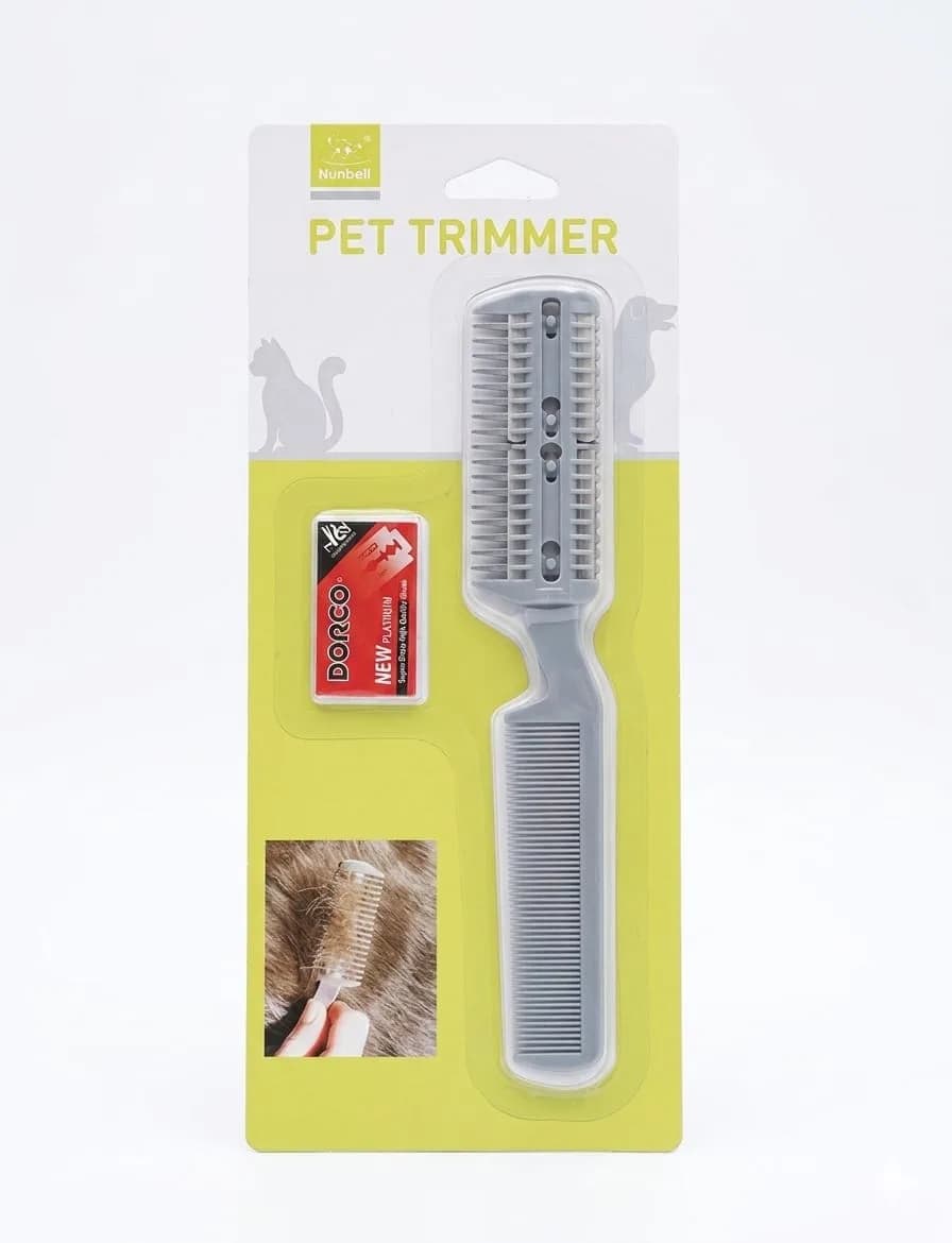 Nunbell 2-in-1 Pet Hair Trimmer & Grooming Comb